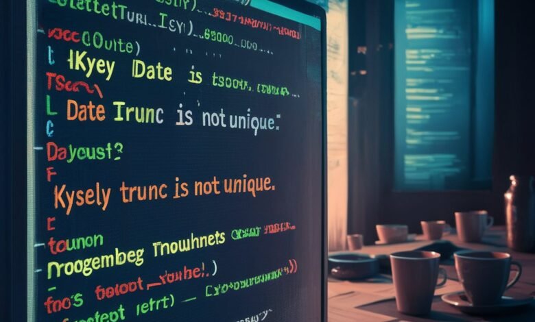 kysely date_trunc is not unique